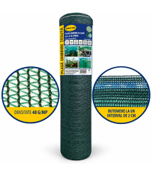 Plasa umbrire 40 g/mp, 4 x 25 m, verde